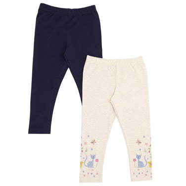 Toddler Leggings - Pack Of 2